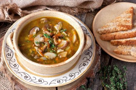 Soupe aux champignons: 14 des recettes les plus délicieuses
